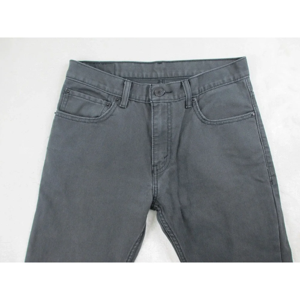 Levi's 511 Pants Boys 18 Regular Gray Denim Jeans Skinny Pockets Youth Kid 29X29